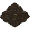 Ekena Millwork Piedmont Ceiling Medallion, Hand-Painted Stone Hearth Crackle, 37"W x 26"H x 1 3/8"P CM37X26PESHC - alternate 4